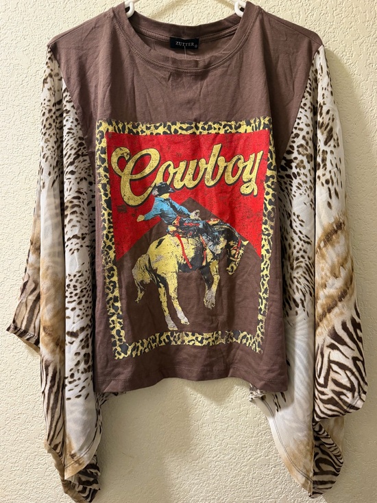 zutter Tops - Zutter "Cowboy" Graphic Top